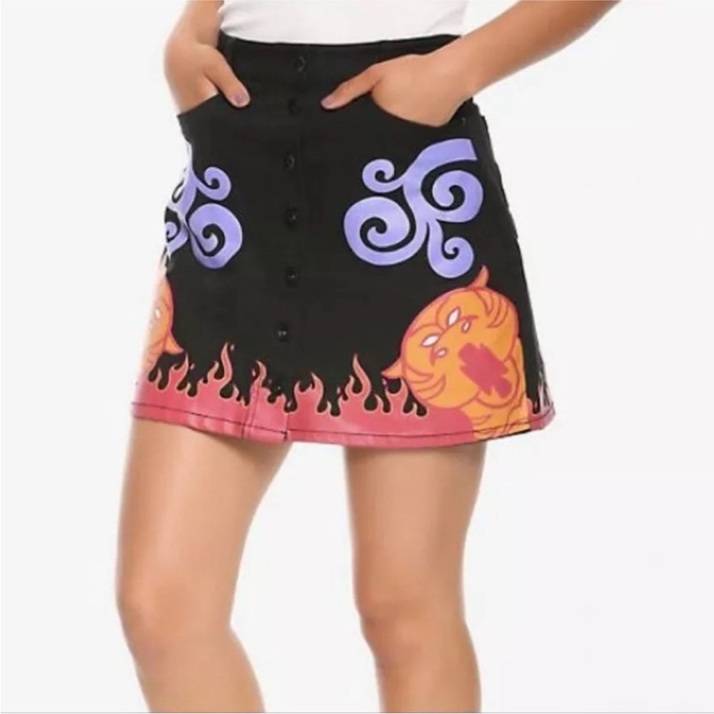 Disney Her Universe Aladdin Magic Carpet Black Demim Skirt